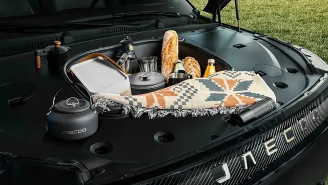 Spacious Front Trunk